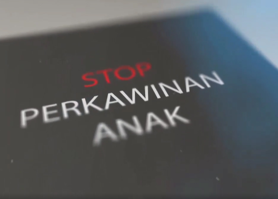 STOP PERKAWINAN PADA ANAK USIA DINI.