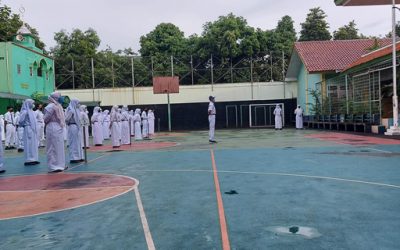 Apel bersama di Sekolah – SMKN 8 Jakarta Senin, 08-11-2021