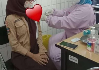 Vaksinasi Peserta Didik SMKN 8 Jakarta