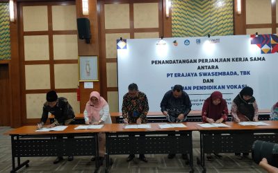 SMKN 8 Jakarta merupakan salah satu dari 49 Satuan Pendidikan Vokasi yang menjadi Mitra Erajaya Group
