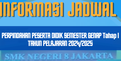 Perpindahan Peserta Didik Semester Genap Tahun Pelajaran 2024/2025