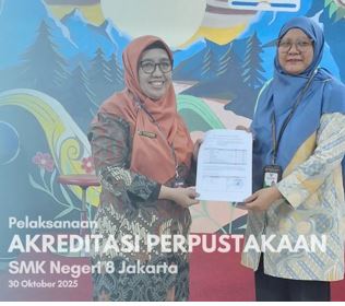 Akreditasi Perpustakaan SMKN 8 Jakarta